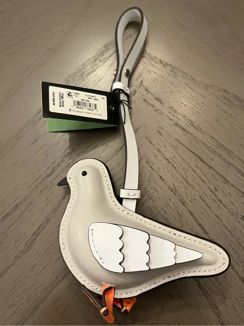 Kate Spade Critters Perry Pigeon Bag Charm